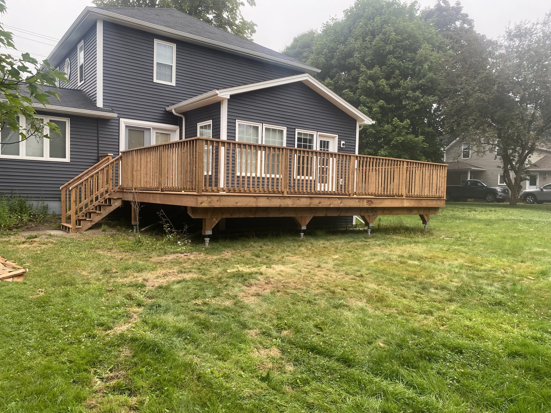 Large deck build Saint John NB — GD Outdoor Services